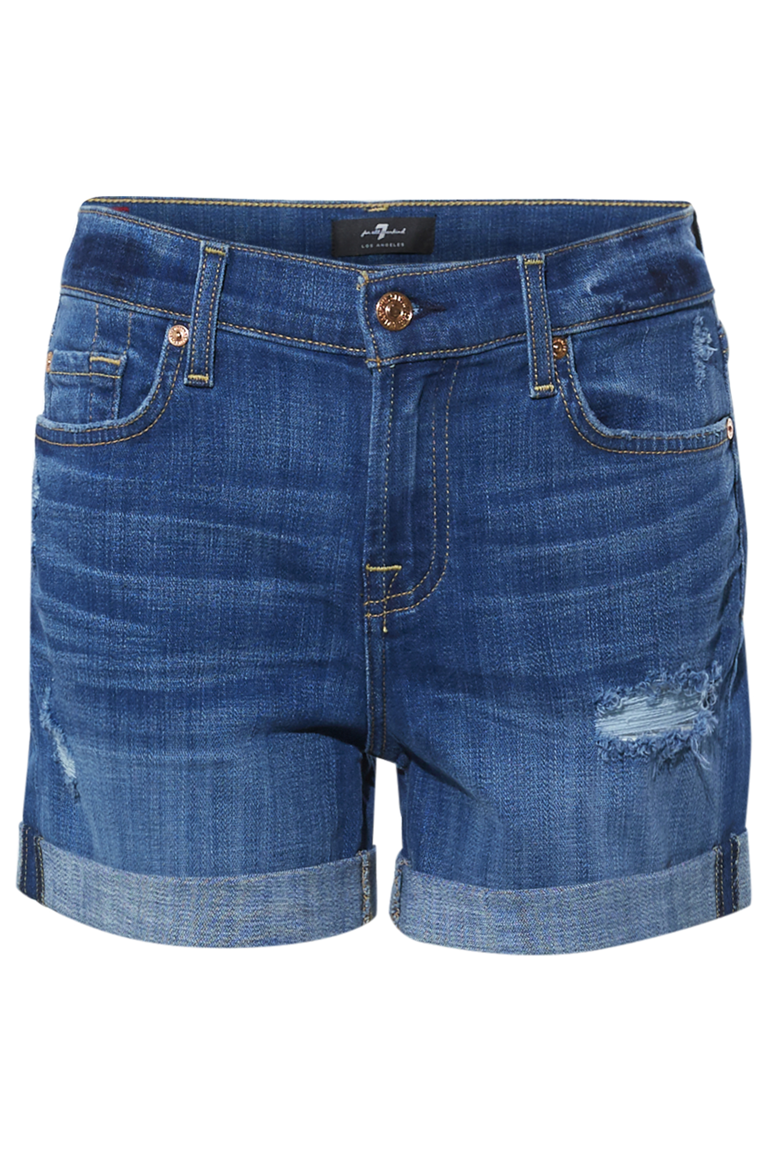 Mid Rise Cuffed Short